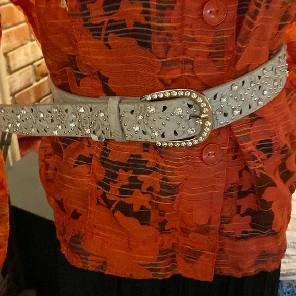 Free BKE Glitz Rhinestones Western Belt size from M to XL - Picture 6 of 13
